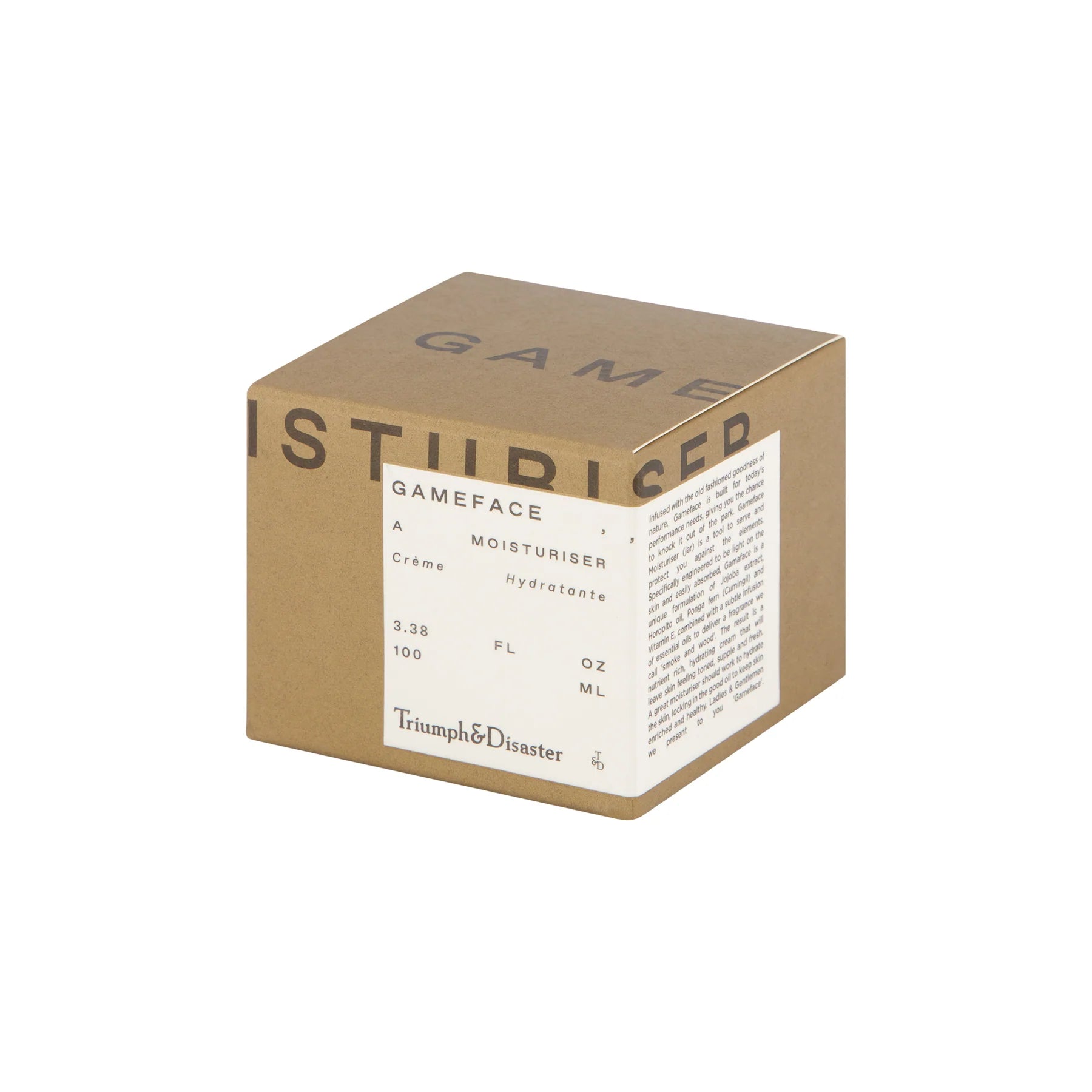 Чоловічий зволожувальний крем Triumph & Disaster Gameface
